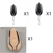 Mini Power Keychain Charger With Type-C