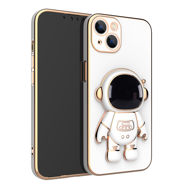 3D Astronaut Phone Case Anti-Drop Electroplating