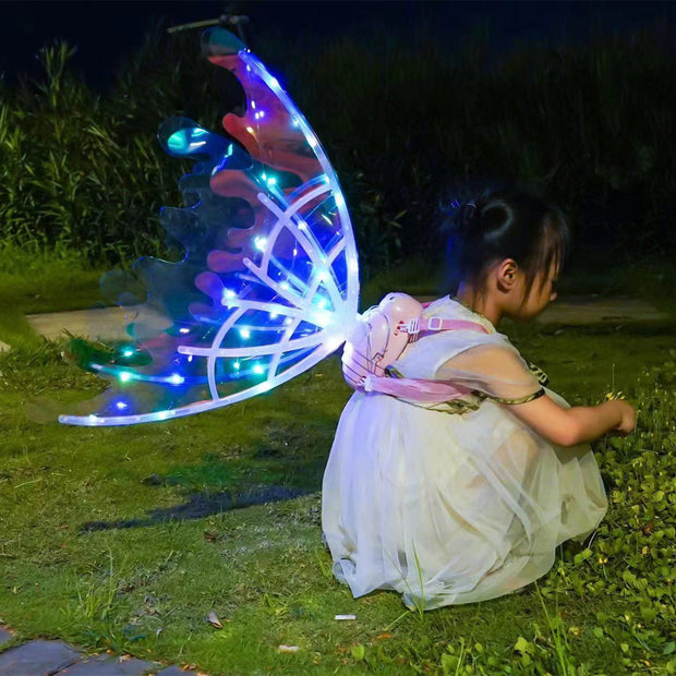 Lights Glowing Girls Electrical Butterfly Wings